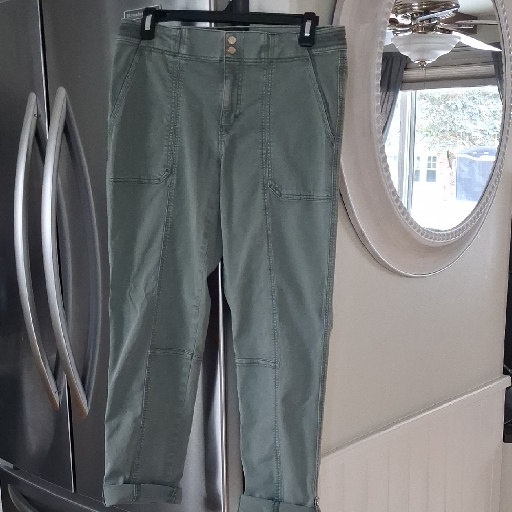 White House Black Market Olive Cargo Pants